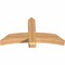 Ekena Millwork Bellingham Timber Gable Bracket, Western Red Cedar, 48"W x 26"H x 5 1/2"D x 5 1/2"F, 13/12 Pitch GBW048X26X0606BEL00SWR - alternate 5